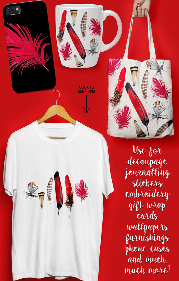 Feathers Red Pack