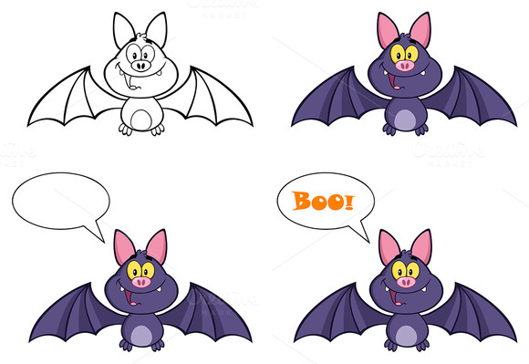 Happy Vampire Bat Collection