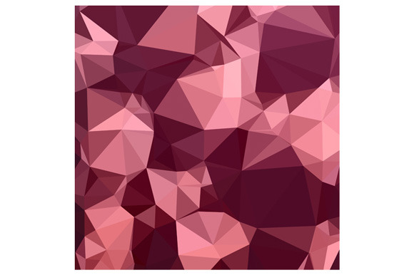 Imperial Purple Abstract Low Polygon
