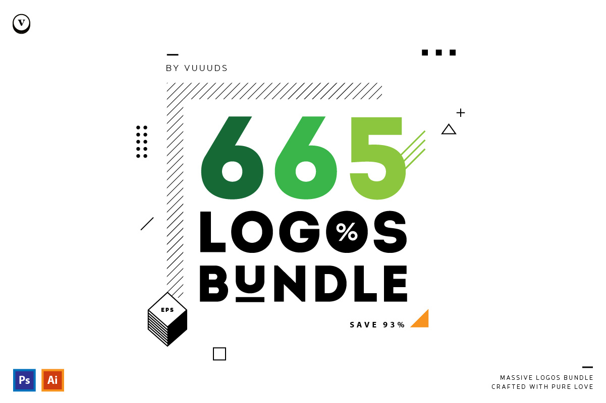 665 Logos Bundle ~ Logo Templates on Creative Market