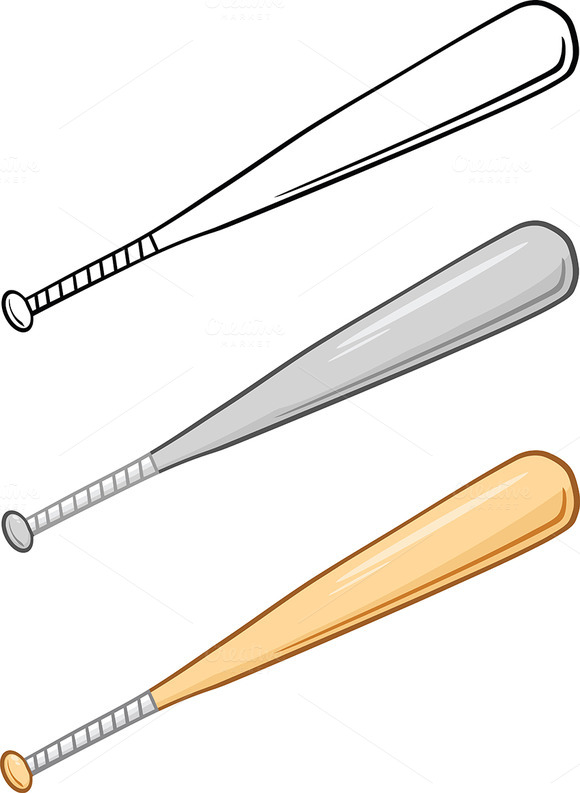 Baseball Bats Collection Set Baseball Bats Collection Set