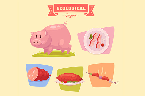 Farm Animals Cute Pig Farm Animals Cute Pig