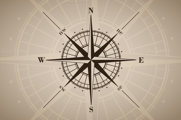 Vector Compass Rose 6 Vector Compass Rose 6