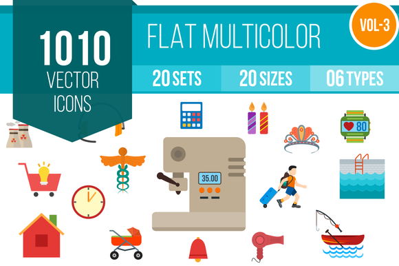 1010 Flat Multicolor Icons 1010 Flat Multicolor Icons