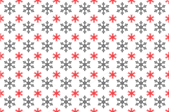 Pattern Of Snowflakes Pattern Of Snowflakes