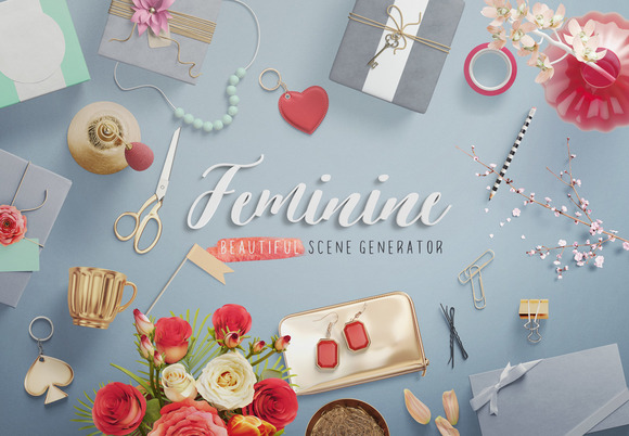 Feminine Mockup Scene Generator Feminine Mockup Scene Generator