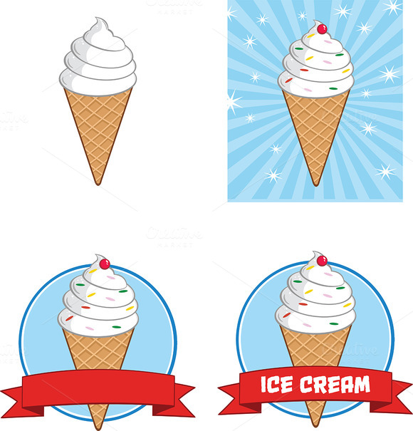 Ice Cream Banners Collection