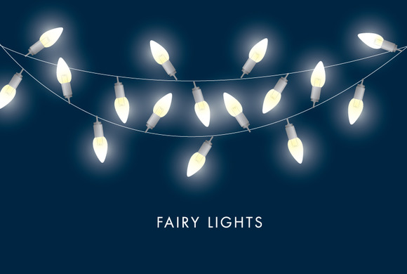 fairy lights vector ~ Illustrations on Creative Market