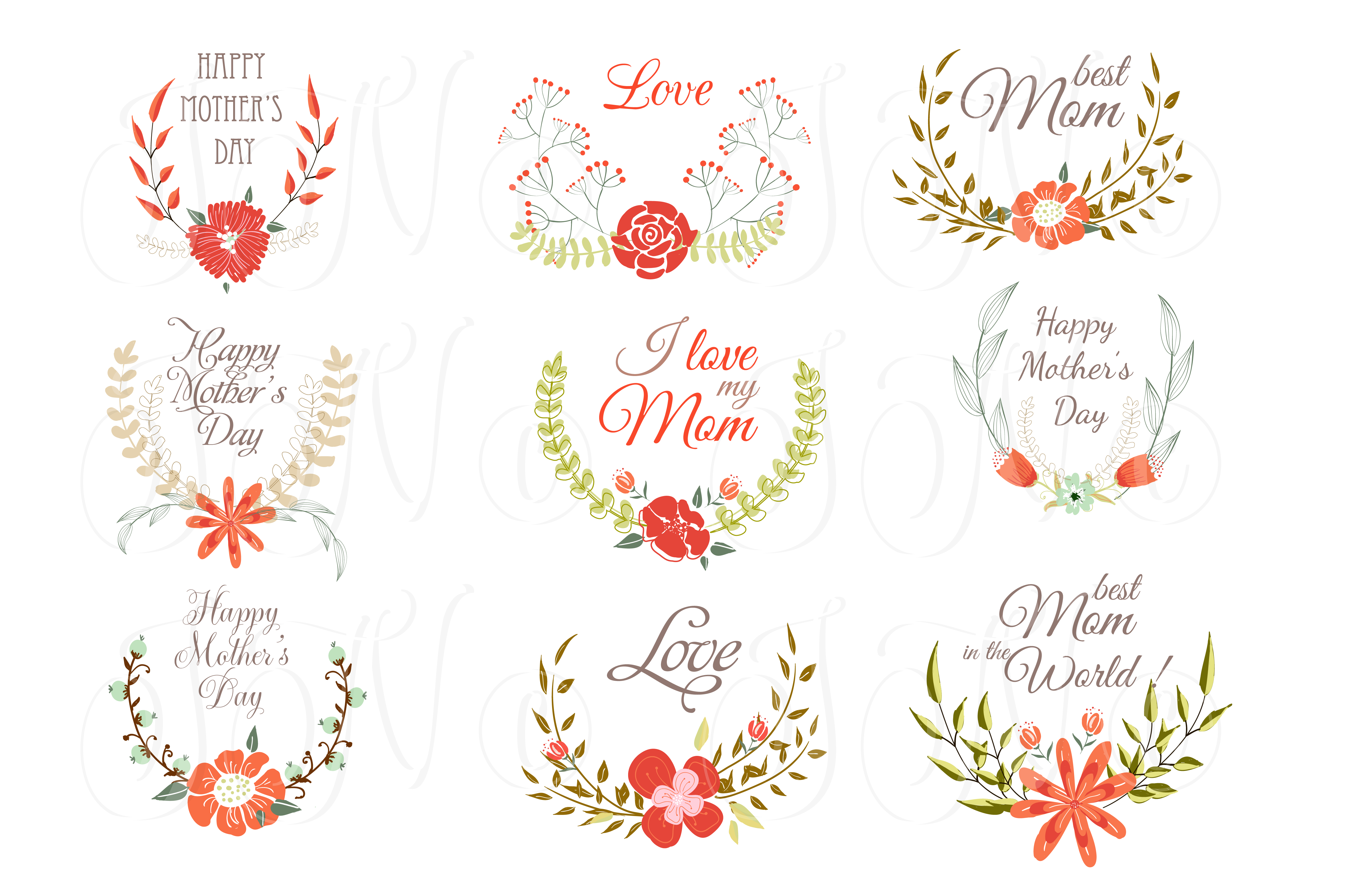 hand drawn floral wreath for mather illustrations on hand drawn floral wreath for mather illustrations on