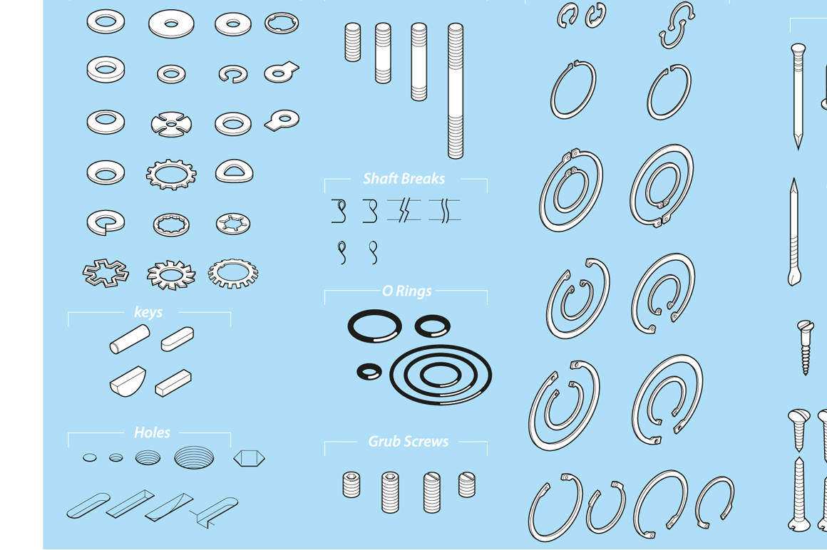 Isometric Fasteners ~ Illustrations on Creative Market