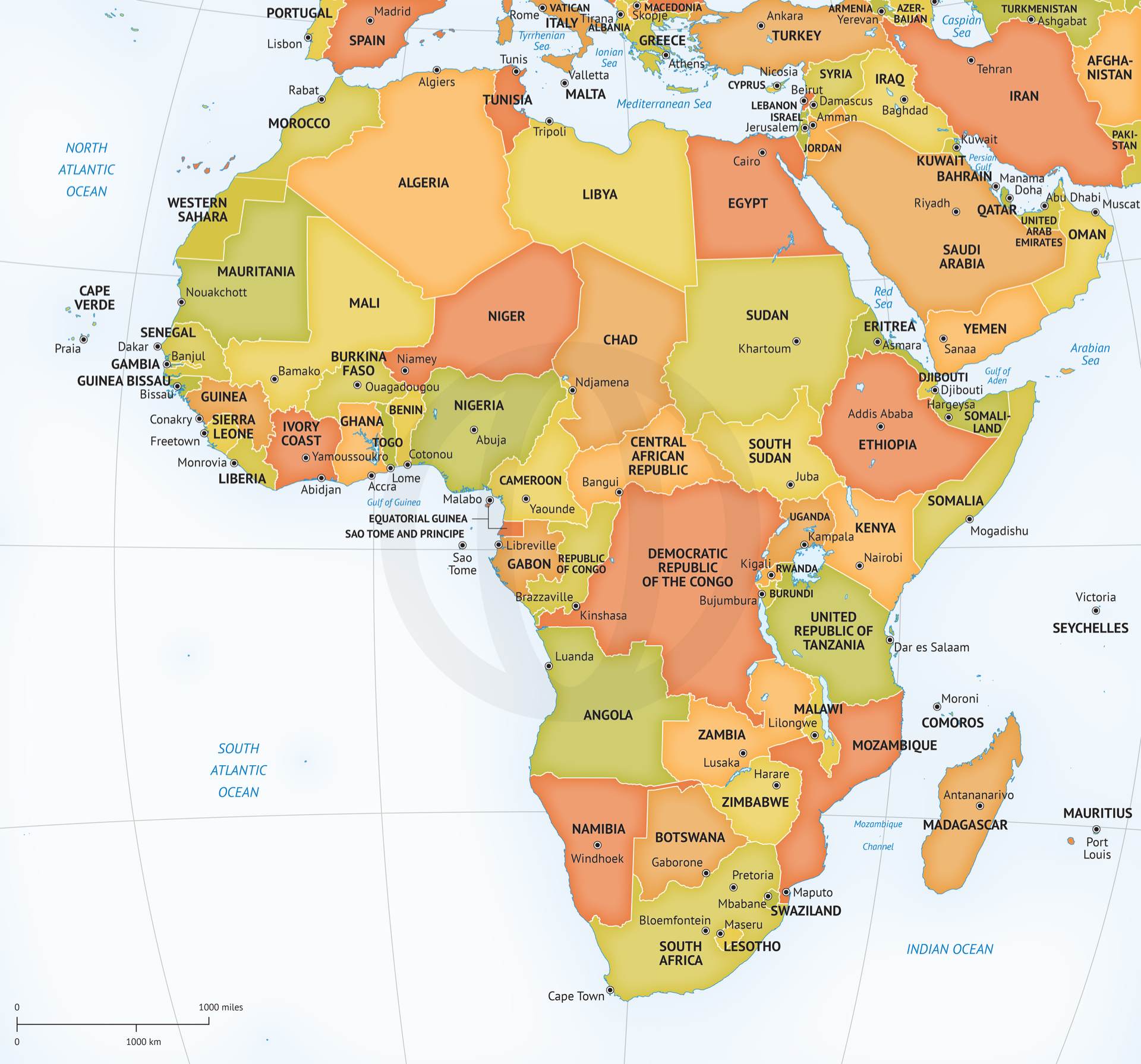 113 Map Africa Continent Political Product Zoom O ?1394786363