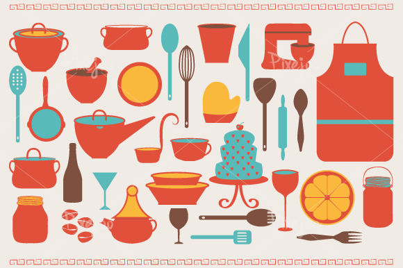 clipart pictures of cooking utensils - photo #41