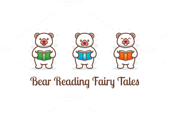 Bear Reading Fairy Tales Clipart Bear Reading Fairy Tales Clipart