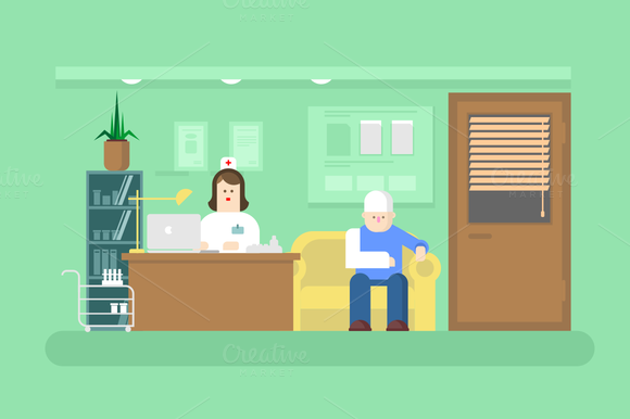 Reception Of Doctor In Clinic Reception Of Doctor In Clinic