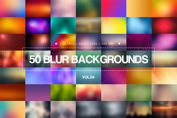50 Blur Backgrounds Vol.04