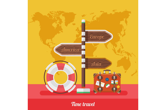 Travel Concept With World Map Travel Concept With World Map