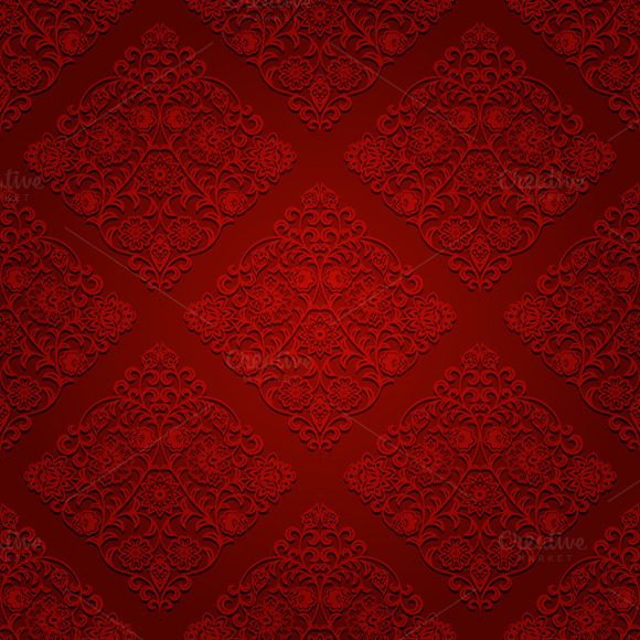 Set Of Seamless Floral Patterns Set Of Seamless Floral Patterns