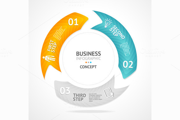 Infographics Circle Vector Infographics Circle Vector