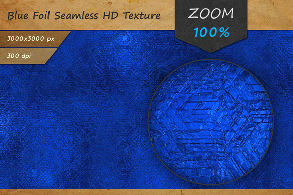 Blue Foil HD Texture