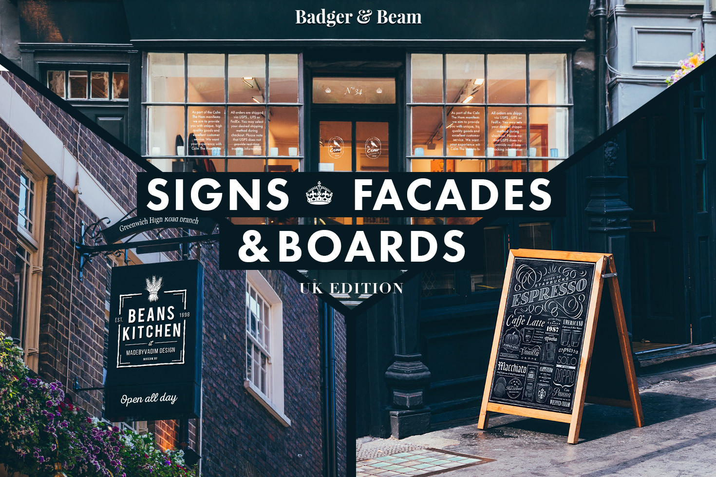 Download Signs & Facades Mockups (UK edition) ~ Product Mockups on ...