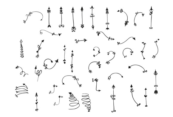 Hand Drawn Vector Arrows Collection Hand Drawn Vector Arrows Collection