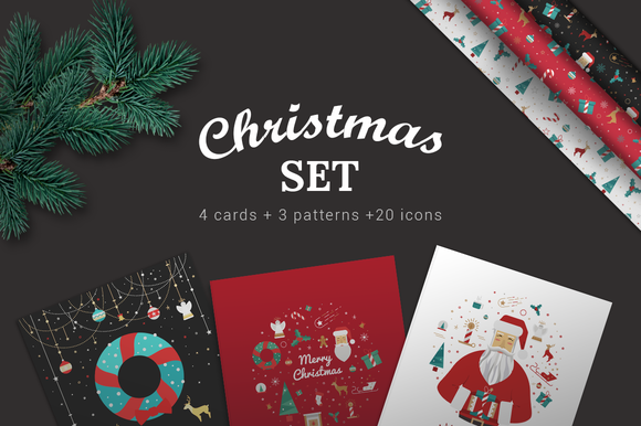 Christmas Flat Set Christmas Flat Set