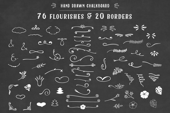 Chalkboard Florishes Borders Clipart Chalkboard Florishes Borders Clipart