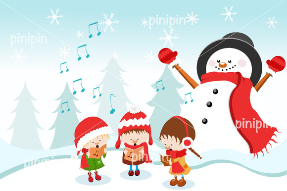 Kids Singing Christmas Carol