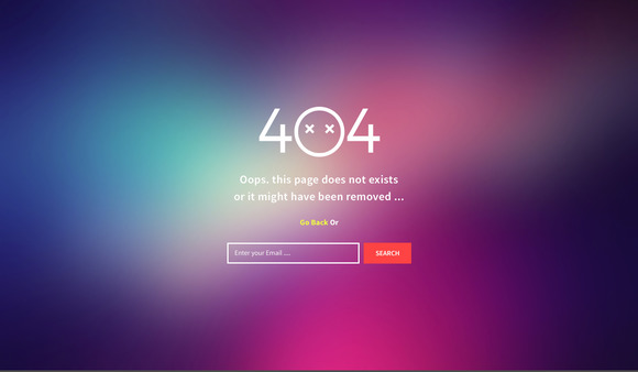 Blurie 404 Error Page Templates