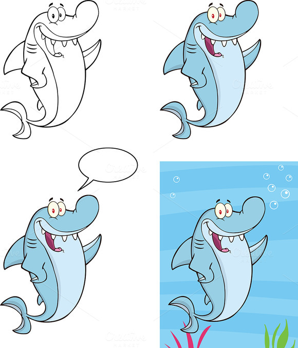 Shark Character Collection 3 Shark Character Collection 3