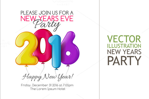 Invitation To New Year Party