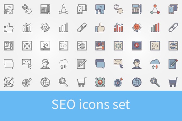Vector SEO Icons Set