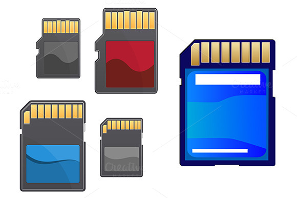 Multimedia And Memory Cards Set