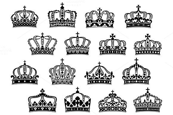 Royal Or Imperial Crowns Set