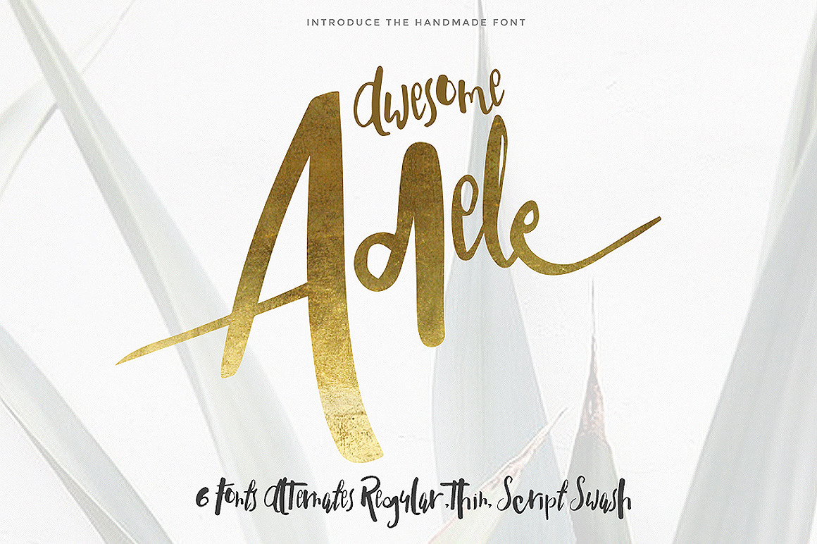 Free Adele Script Script Fonts