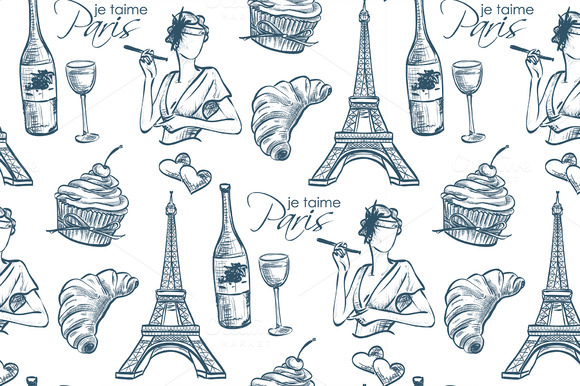 Gambar Paris Gambar Love In Paris Kartun Designtube Creative Design 