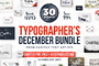 Typographer's December Dream Bundle - Script - 2