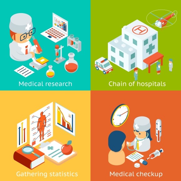 Set Of Medical Care Vector Concepts Set Of Medical Care Vector Concepts