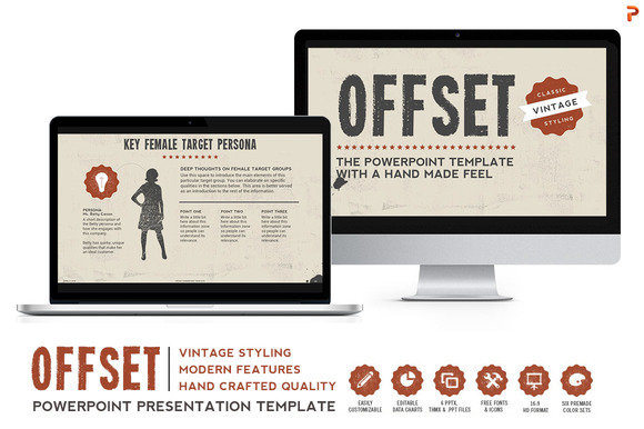 Offset Powerpoint Template Offset Powerpoint Template