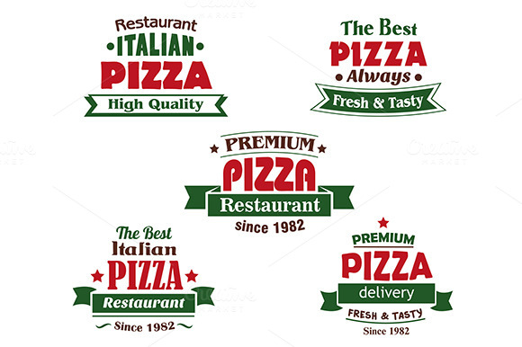 Italian Pizza Restaurant Logo Design Italian Pizza Restaurant Logo Design