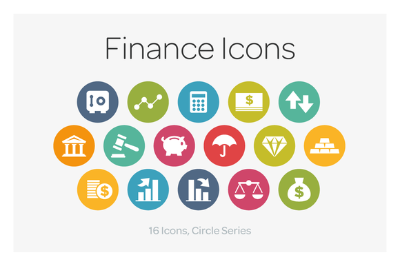 Circle Icons Finance
