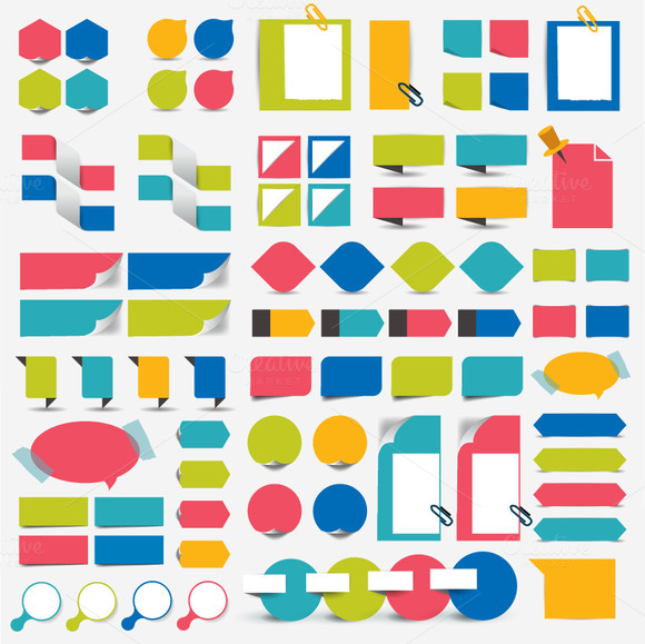 Set Of Infographic Design Elements Set Of Infographic Design Elements