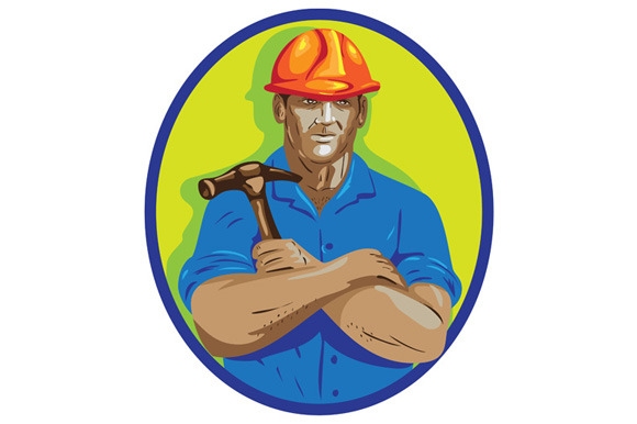 Construction Worker Foreman Arms Cro Construction Worker Foreman Arms Cro