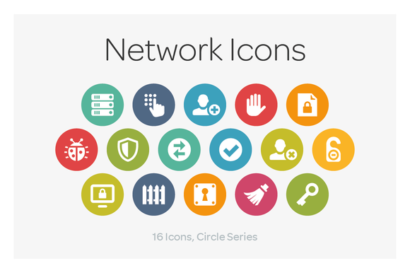 Circle Icons Network Circle Icons Network