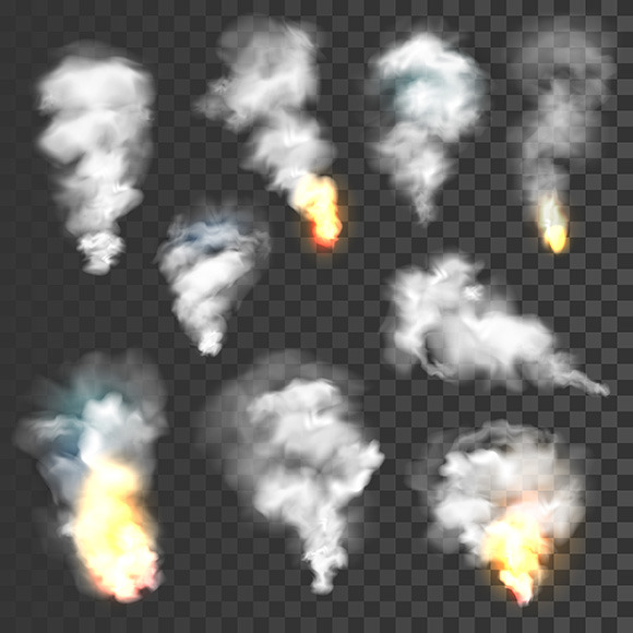 Smoke And Fire Set Smoke And Fire Set