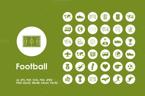 Football Simple Icons Football Simple Icons