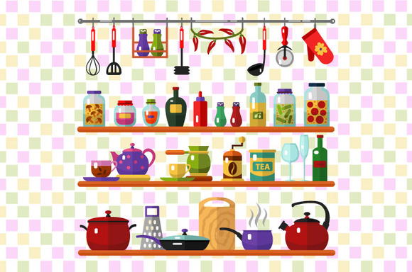 Kitchen Icons Set