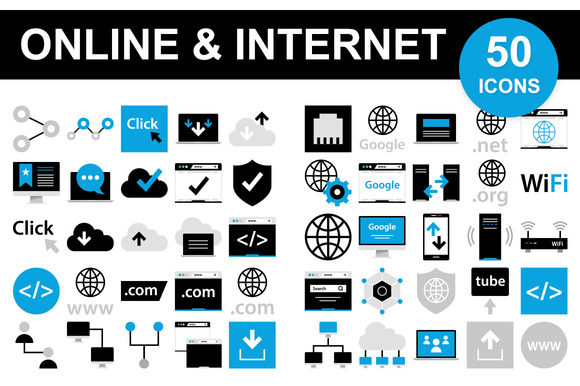 50 Internet Icons *$5 SALE* 50 Internet Icons *$5 SALE*