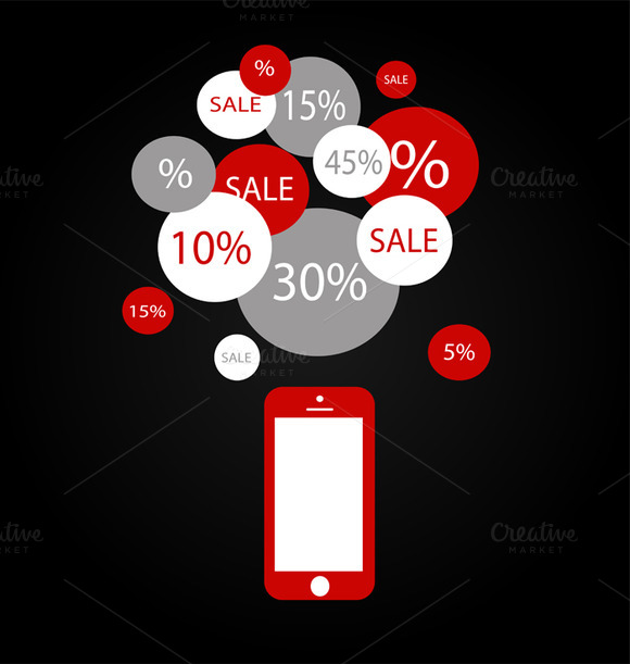 Smartphone Icon New Year Sale Smartphone Icon New Year Sale