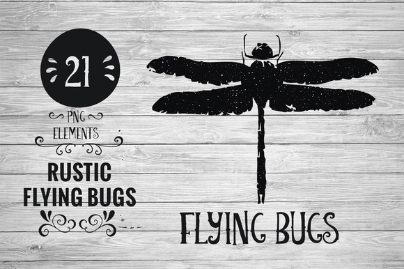 Rustic Flying Bugs Rustic Flying Bugs